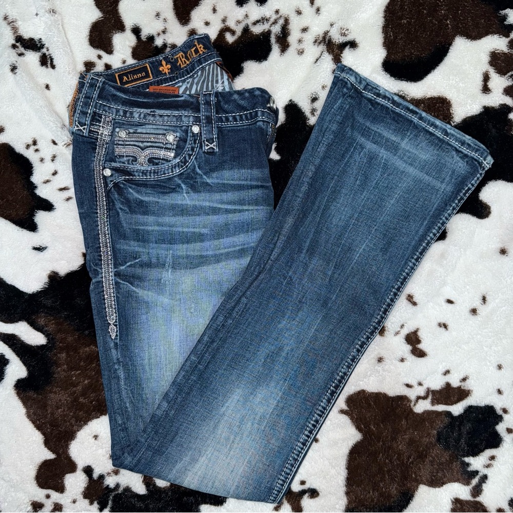 Rock Revival Women's Dark Blue Boot Cut Jeans
